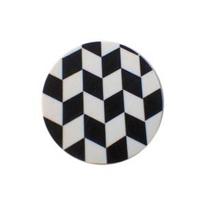 แผ่นรองถ้วยชาเรซิ่นเคลือบเงาแผ่นรองแก้วถ้วยชาดีไซน์ทำด้วยมือสำหรับเครื่องใช้บนโต๊ะอาหารที่บ้านแผ่นรองถ้วยตกแต่งทรงโค้งมน - Product Image 1