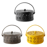 Support pour Moustiquaire Chaman Inde, Brûleur d'Encens, Support en Fer