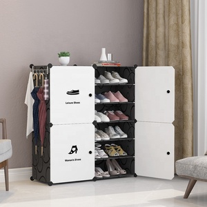 <span class=keywords><strong>Scarpiera</strong></span> Portatile a 8 <span class=keywords><strong>Cubi</strong></span> per Ingresso, Mobiletto Facile da Montare con Design Multistrato - Product Image 2