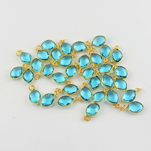 Pendentif en pierre de naissance naturelle, breloque en forme de goutte d'eau, à tout collier ou bracelet, pierre précieuse, petit format - Product Image 6