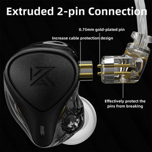 Nuevos Auriculares con Cable KZ <span class=keywords><strong>ZEX</strong></span> PRO, Auriculares Electrostáticos+Dinámicos+Balanceados, Auriculares Híbridos para Juegos, Auriculares de 3.5 mm con Micrófono - Product Image 6