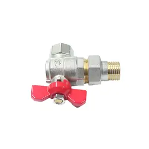 Long life CW 617 brass ball valve DN15 - DN100 stainless steel lever handle OEM wholesale Vietnam