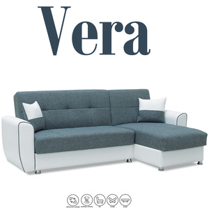 Sofá de esquina cama almacenamiento ligero muebles de lujo sofás cama convertible Modular entrega rápida Europa mundo fábrica turca - Product Image 2