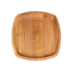 En bois Carré Ovale Plat - Product Image 1