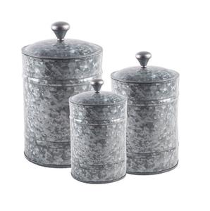 Set of 4 Modern Galvanized <b>Storage</b> Containers Personalized Handmade <b>Boxes</b> <b>for</b> Stylish Home Organization and Functionality - Product Image 2