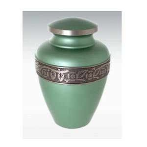 Urnas conmemorativas grabadas de cobre para adultos, urnas de cremación de Metal, latón/aluminio, estilo americano/europeo - Product Image 3