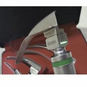 Fiber Optic Laryngoscope with Macintosh Blades Set/ ENT / diagnostic instruments
