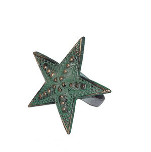 Anillo de Servilleta de Metal con Diseño de Estrella, Anillo de Servilleta Económico, Anillo de Servilleta de Diseño - Product Image 2