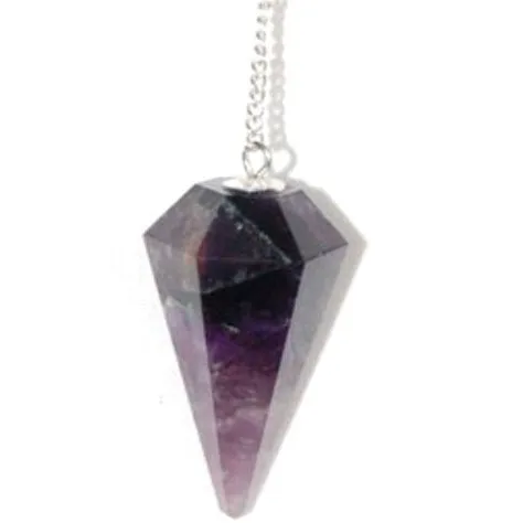 Get The Best Amethyst faceted Pendulums | healing crystal Pendulums For Sale | Amethyst Pendulums