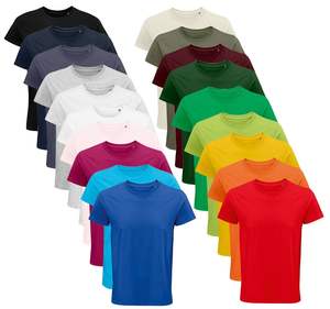 Servizio OEM T-Shirt Unisex Neutra Promozionale Senza Marchio con Logo Personalizzato Etichetta Personalizzata T-Shirt in Cotone Biologico GOTS - Product Image 2