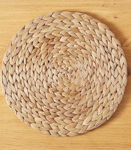 Wholesale High Quality Handwoven Set of 6 Round Water Hyacinth <b>PC</b> Mat Placemats and Holder for <b>Tables</b> in Vietnam - Product Image 5