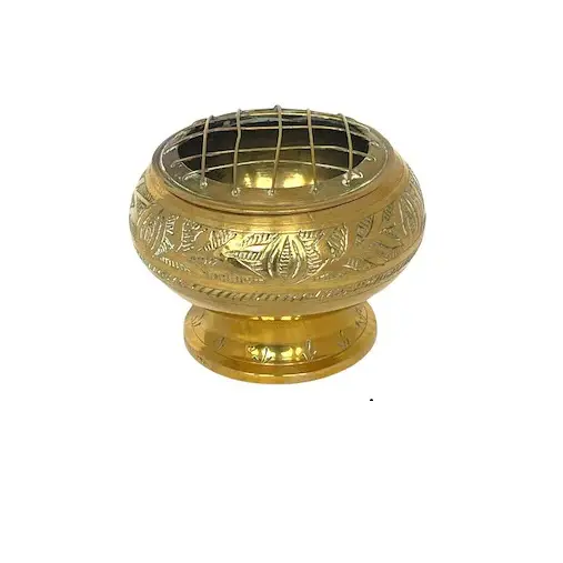 Latest 2022 Hathi Rose Bowl Adjustable Brass Handmade Fragrance Oil Diffuser Resin Burner Charcoal Burner