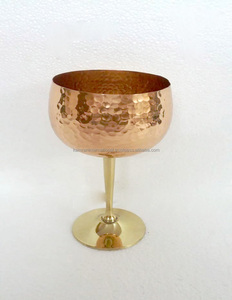 Copas de vino de champán grabadas en cobre para Bodas de diseño clásico sin BPA con tallo de Metal de latón flautas elegantes para celebraciones - Product Image 4