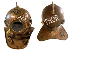 Casco de buceo de cobre de 8 pulgadas de diseño antiguo, nuevo náutico marítimo marino para nadar y uso en aguas profundas - Product Image 6