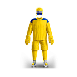 Maillots de hockey sur glace à manches longues pour hommes 2024, respirants, 100% polyester, design personnalisé, ensembles de vêtements de sport, nom d'équipe OEM - Product Image 3