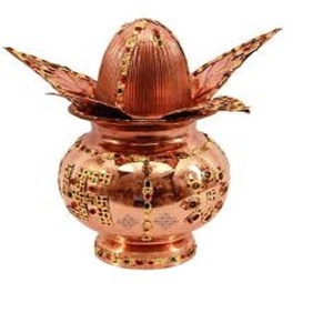 ออกแบบที่มีคุณภาพสูงทองแดงสไตล์อินเดีย Lota สำหรับเทศกาลและ Puja - Product Image 1