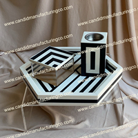 Juego de candelita Bakhoor con incrustaciones de resina y caja para regalos de Ramadán y Eid para Eid Ramadan Benzoin Scent Use in Car Bonus Box UAE