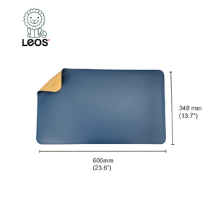 Almohadilla de escritorio de cuero PU de doble Color, protección para escritorio - Product Image 4