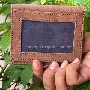 Real genuino Cartera de cuero hecho a mano de Color marrón para hombre - Product Image 2