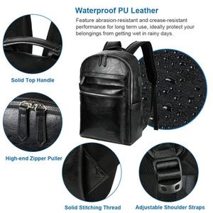 High on Demand Latest Genuine PU Leather Waterproof <b>Backpack</b> for <b>Men</b> & Women with Custom Packaging - Product Image 6