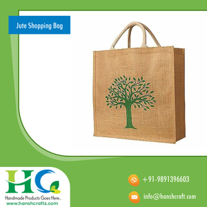 High Quality Dark Khakhi <b>Jute</b> Tote <b>Bags</b> Custom Logo Pattern Best Selling Wholesale Competitive Price Bulk Indian Manufacturer - Product Image 4