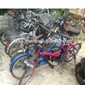 Vélo électrique d'occasion pas cher, application de course, roues de 26 pouces, 18 vitesses, cadre en acier, fourche à suspension, vélo pliable, prix bas, Japon - Product Image 3