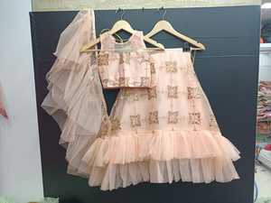 Collection de Lehenga Cholis pour réception et soirée de créateur / Lehenga Choli pour filles de 10 ans, prix de gros - Product Image 4