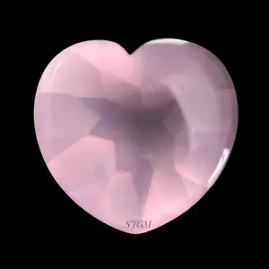 "6mm coração corte natural rosa quartzo" atacado preço de fábrica alta qualidade facetados solto pedra preciosa | quartzo rosa natural |