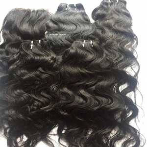 Extensión de cabello humano indio rizado de templo natural Extensión de cabello popular de brillo natural para mujeres africanas - Product Image 4