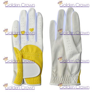 Guantes de golf Cabretta de color personalizados de alta calidad | Guante de deporte de golf Cabretta de cuero genuino - Product Image 2