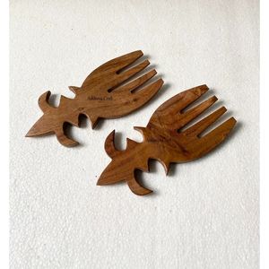 Creative Design Acacia <b>Wood</b> Food Grade <b>Salad</b> Tosses Reliable Item Kitchen Tools <b>Salad</b> <b>Server</b> Reasonable Price <b>Salad</b> Tools - Product Image 1