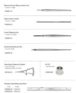 Calibrador Castroviejo de acero inoxidable alemán 3,75 pulgadas recto 0 a 40mm - Product Image 6
