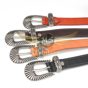 100% PVC cuir femmes ceinture personnaliser mode femmes boucle western dames en cuir véritable taille ceintures - Product Image 3