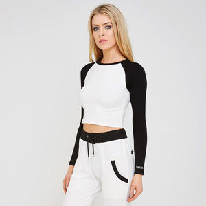 Sweat à capuche en polaire tricoté pour femme de haute qualité personnalisé 2020, design imprimé, court, doublé de polyester/coton, printemps - Product Image 4