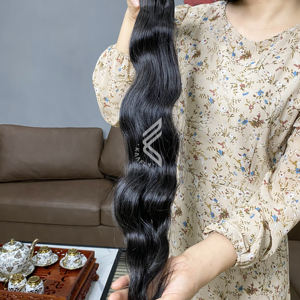 Super Double Drawn Cheveux Humains 100% Qualité Supérieure Cheveux Vierges Bruts Non Transformés Vietnamiens, Livraison Rapide à Lagos Nigeria - Product Image 2