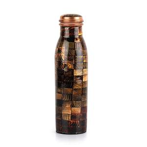 <b>Drinking</b> Purpose Hotel Decorative kitchenware Enamel Print Kitchenware Fruits Storage Copper Bottle <b>Drinking</b> Juices Health - Product Image 1