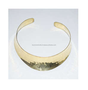 100% บริสุทธิ์โลหะทองเหลือง Choker แฟชั่นผู้หญิงสวม Choker เครื่องประดับล่าสุดสร้อยคอขายโบราณชุดสร้อยคอ - Product Image 1