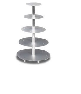 Soporte para pastel de plata de último diseño, multili, plato para servir, con soporte, precio más bajo - Product Image 1