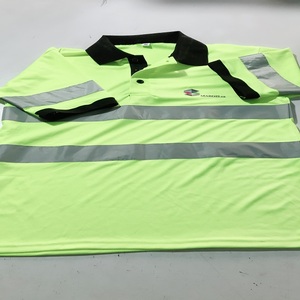 Polo à manches courtes et col noir, personnalisé, OEM, HI VIS - Product Image 1
