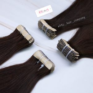 วิกผมมนุษย์ติดหนังกำพร้าแบบไม่ผ่านกระบวนการผมต่อลูกไม้หลากสไตล์และหลายสี - Product Image 5