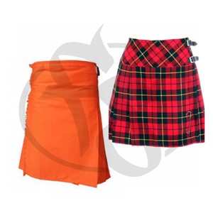 Nouveau Design Moderne Femmes Traditionnelle Écossaise Highland 8 Mètres Tartan kilt - Product Image 6