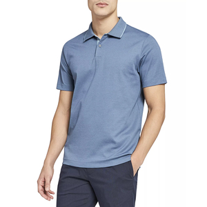 T-shirt polo couleur royal clair, personnalisable OEM, nouvelle arrivée, pour hommes/garçons, 100% coton piqué, tissu de haute qualité - Product Image 4