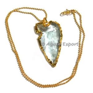 Aqua corazón puntas de flecha collar: comprar a granel puntas de flecha collar - Product Image 3