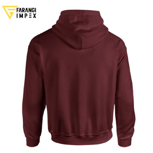 ชุดวอร์มผ้าคอตตอนมีฮู้ดสำหรับผู้ชายชุดวอร์มกีฬาวิ่งลำลองฤดูหนาว2025 100% ผ้าคอตตอนเทอร์รี่ออกแบบได้ตามต้องการ - Product Image 4