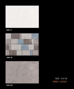 Azulejo de cerámica de inyección de tinta digital 3D para pared de baño 30x45cm - Product Image 3