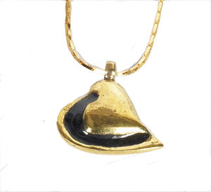 แฟชั่นเผาศพจี้เครื่องประดับทองเหลืองรอบโกศจี้สร้อยคอสำหรับเถ้ามนุษย์ - Product Image 5