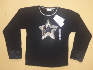 เสื้อสเวตเตอร์แขนยาวสำหรับวัยรุ่นหญิง แบรนด์แท้ คอลเลคชั่นฤดูหนาว สไตล์ลำลอง สวยหรู - Product Image 2