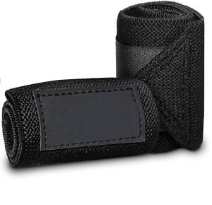 Les enveloppes d'haltérophilie en coton de haute qualité protègent le poignet Durable solide élastique Logo personnalisé couleurs unisexe Options de gros - Product Image 1