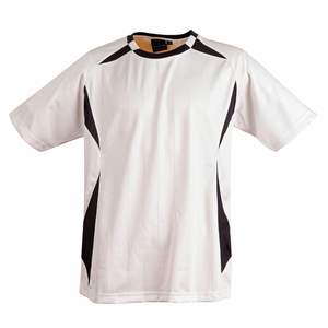 Camiseta de fútbol de contraste liso de primera calidad, ropa atlética elegante y funcional con ajuste de tela transpirable y que absorbe la humedad - Product Image 3