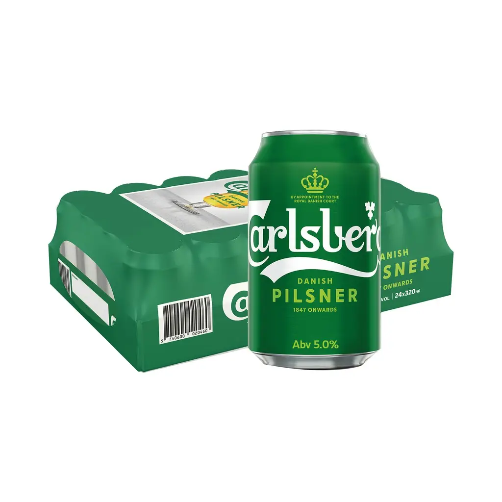 कार्ल्सबर्ग 330ml x 24 डिब्बे बीयर-थोक व्यापारी बीयर